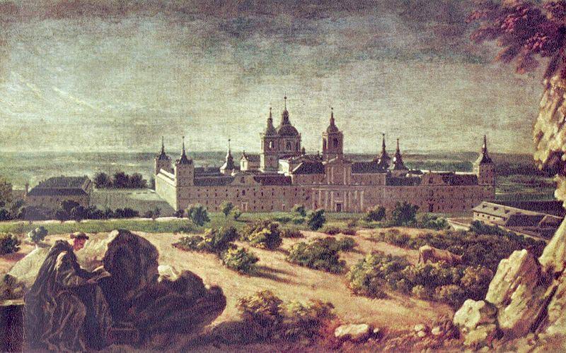 Michel-Ange Houasse Blick auf das Kloster Escorial